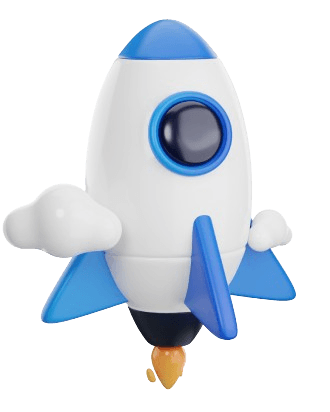 Rocket representing growth